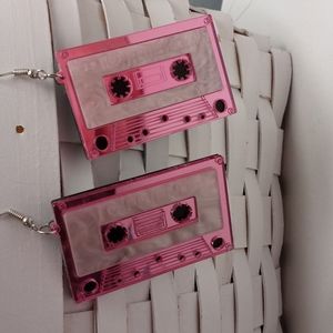 Cassette Tape Drop Earrings